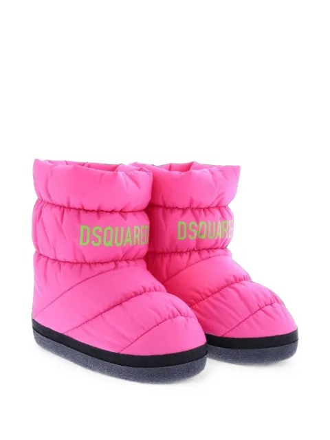 DSQUARED2 KIDS logo-print snow boots