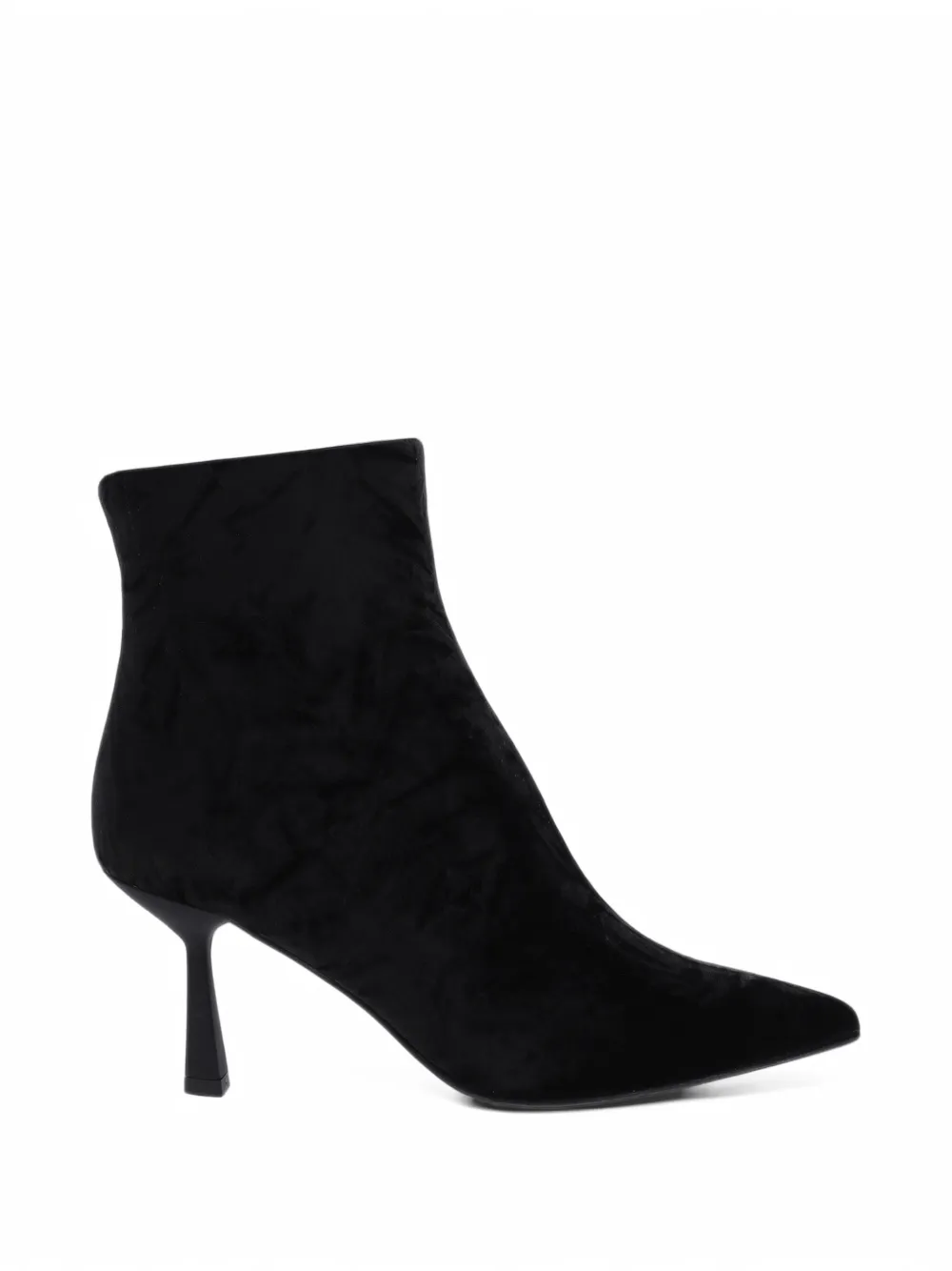 Paris Punk velvet ankle boots - Noir