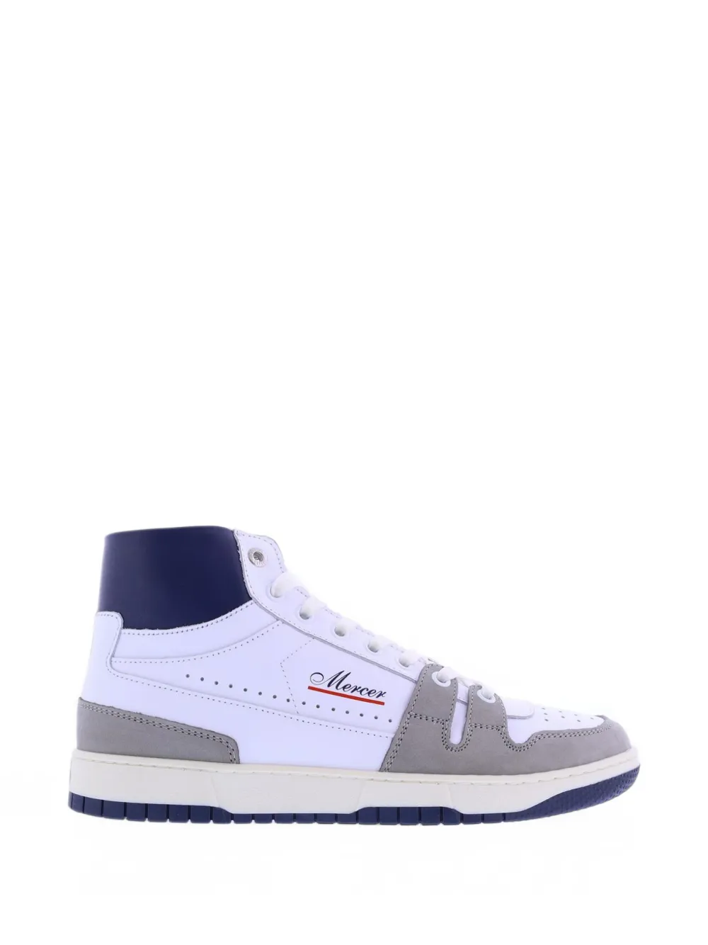 TheMercer. Brooklyn High-Top-Sneakers mit Einsätzen - Weiß