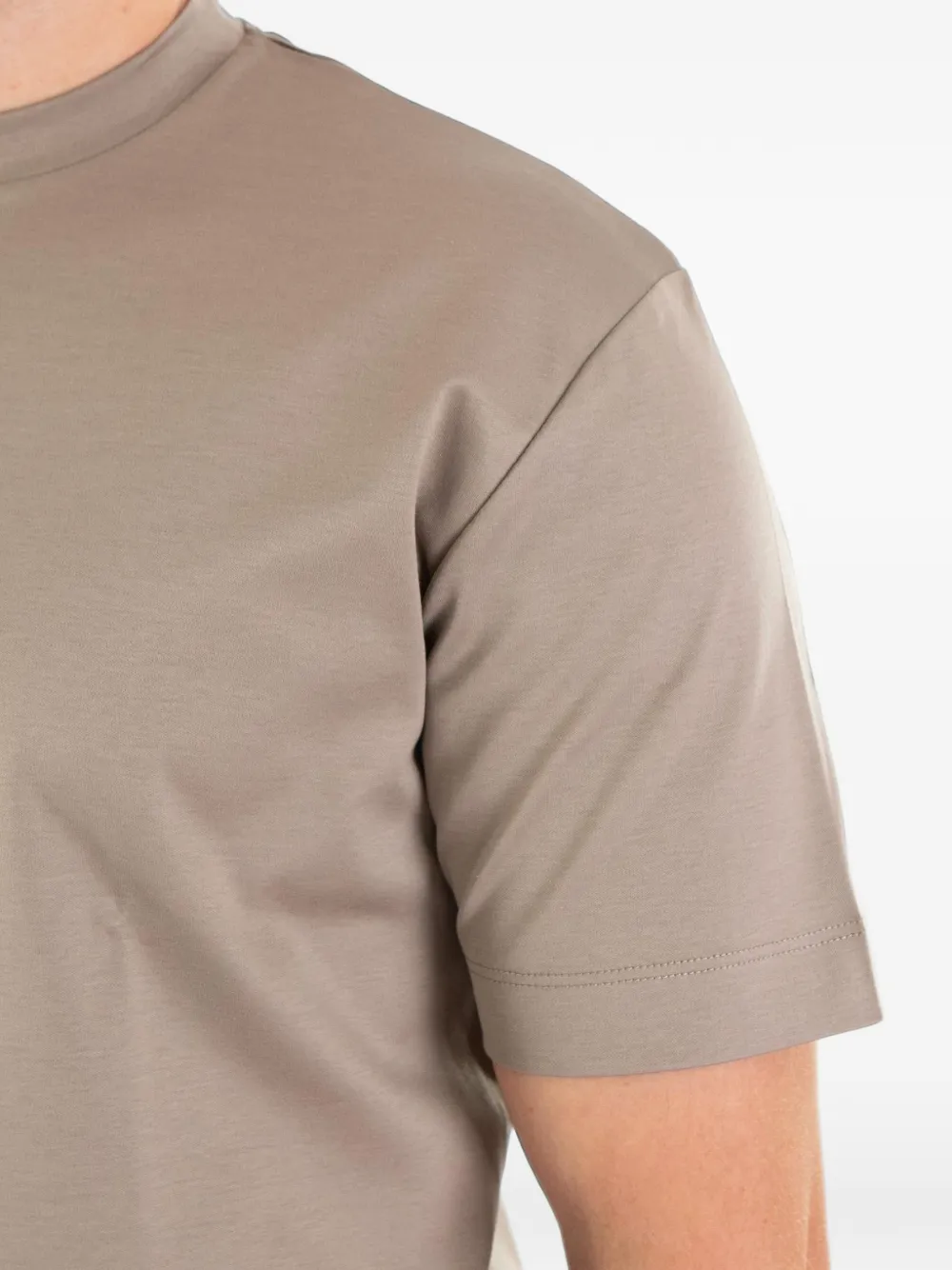 Valenza crew-neck T-shirt Beige