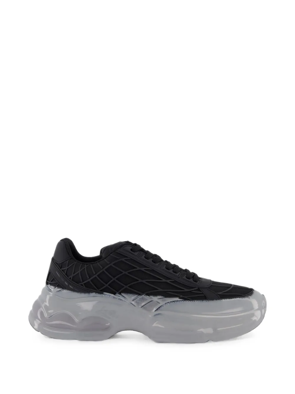 Mallet Neptun Dip Mesh Sneakers In Black