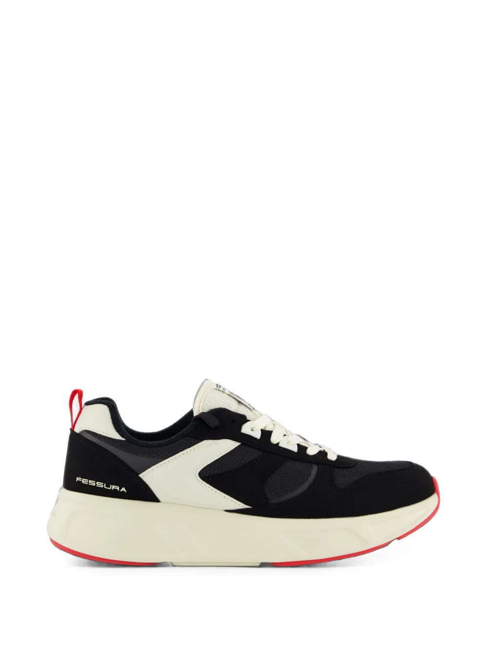 Fessura Run 03 logo-print low-top sneakers