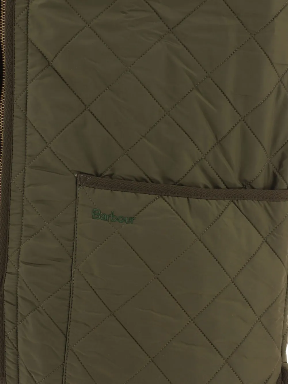 Barbour Polarquilt gewatteerde bodywarmer Groen
