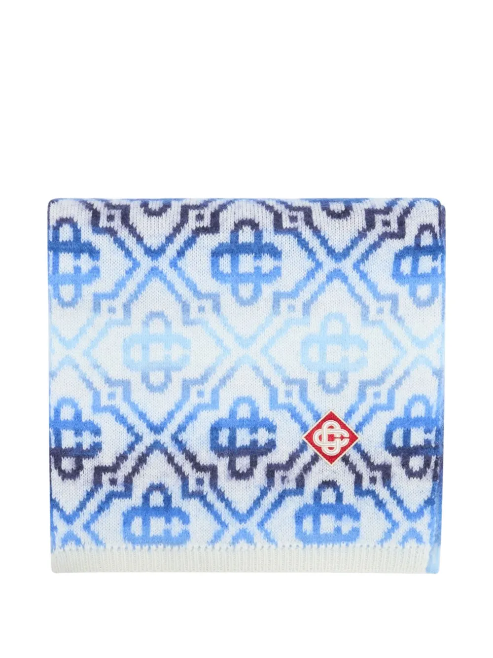 Casablanca Space Dye monogram scarf