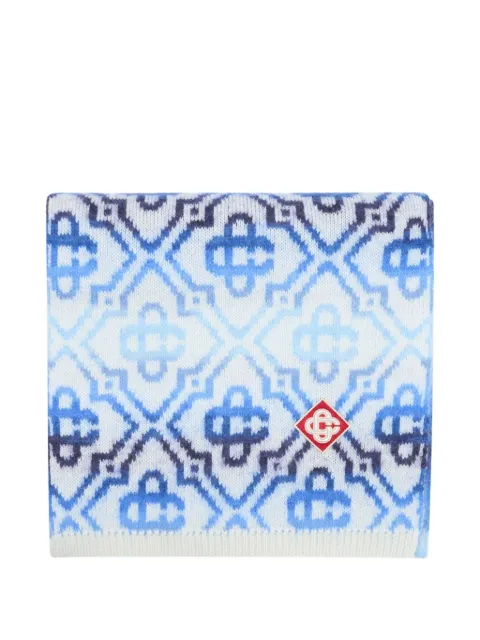 Casablanca Space Dye monogram scarf
