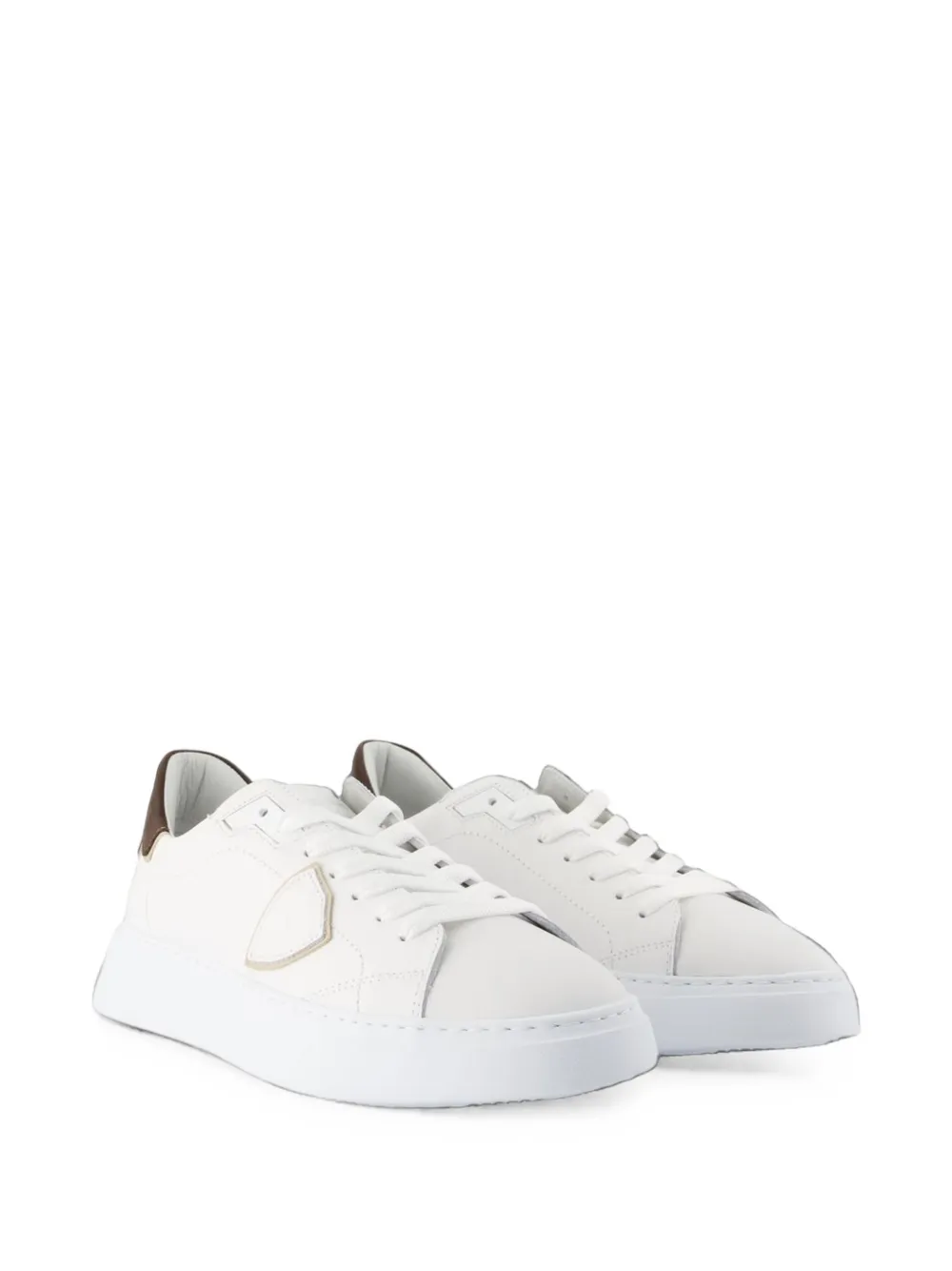 Philippe Model Paris Temple Low sneakers Wit