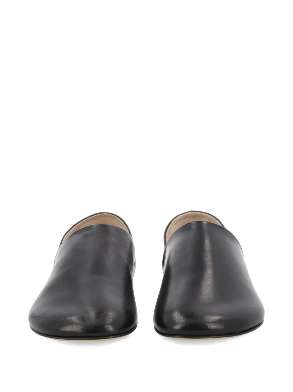 JW Anderson leather slip-on sneakers Zwart