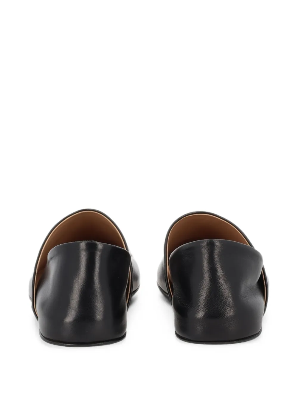 JW Anderson leather slip-on sneakers Zwart