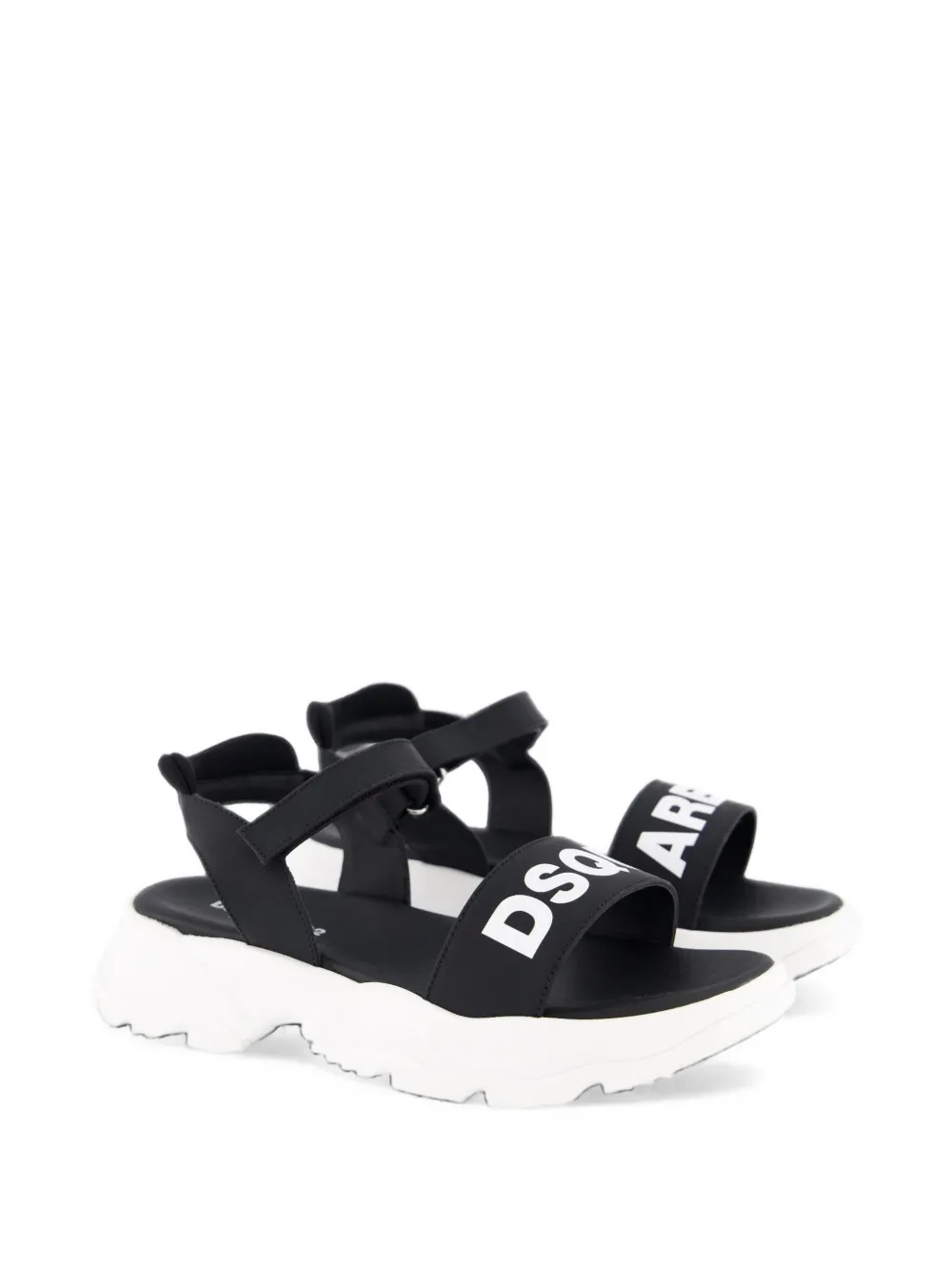DSQUARED2 KIDS touch-strap sandals - Noir DSQUARED2 KIDS touch-strap sandals - Noir