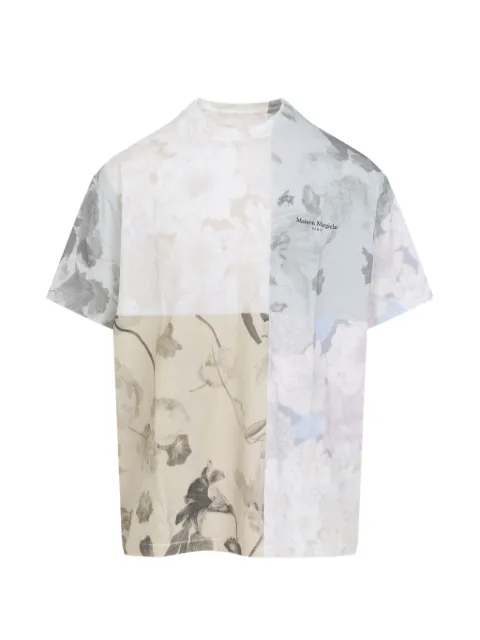 Maison Margiela floral-print patchwork T-shirt
