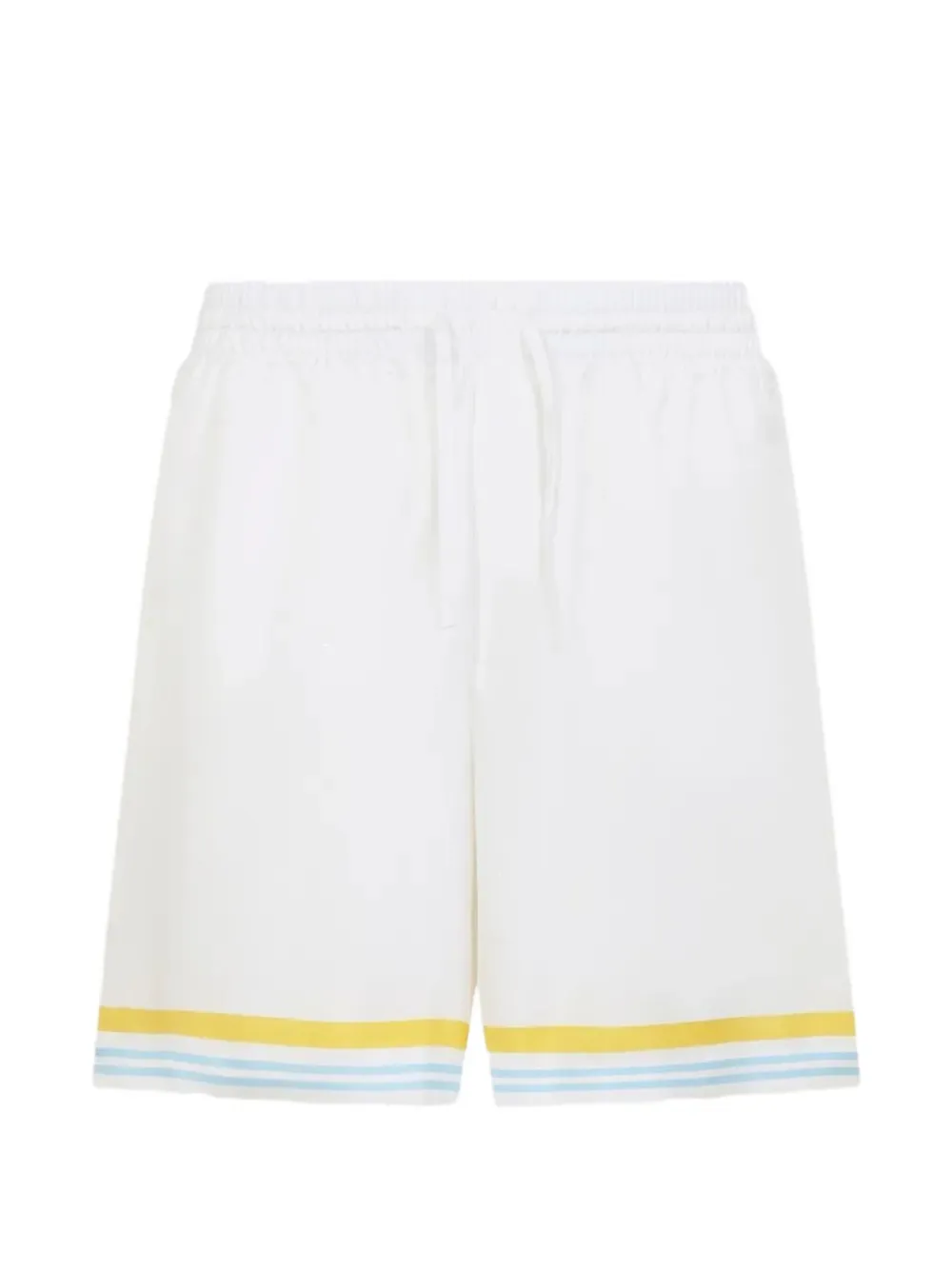 Casablanca graphic-print striped shorts