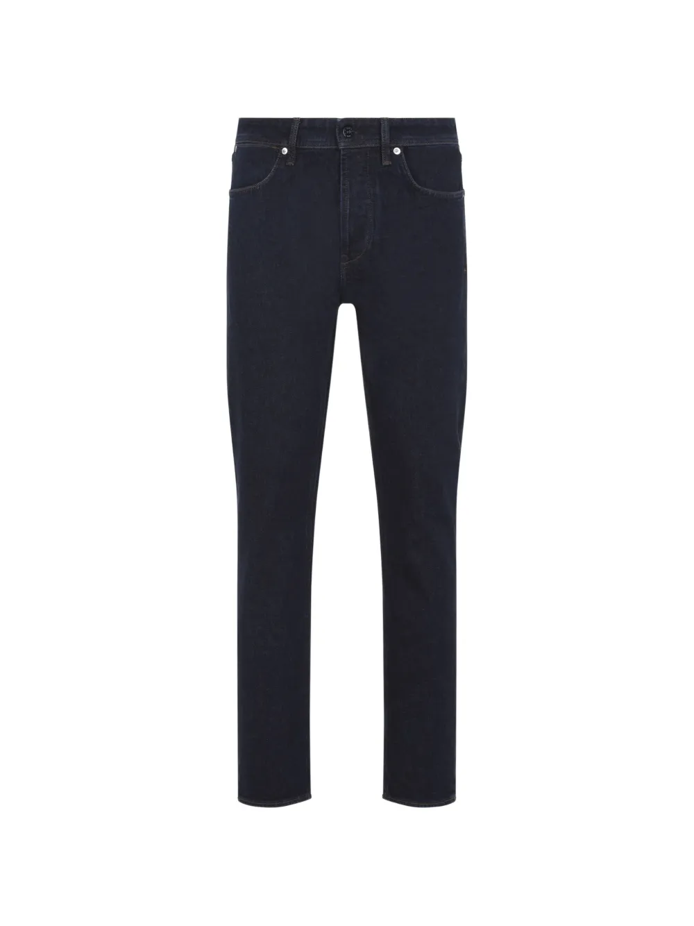 Stone Island J100007 stretch indigo denim-rinsed jeans - Bleu
