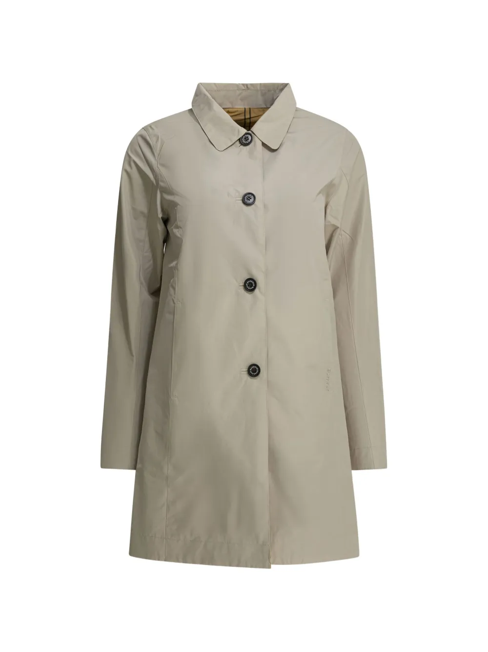 Barbour reversible Tartan coat - Grigio