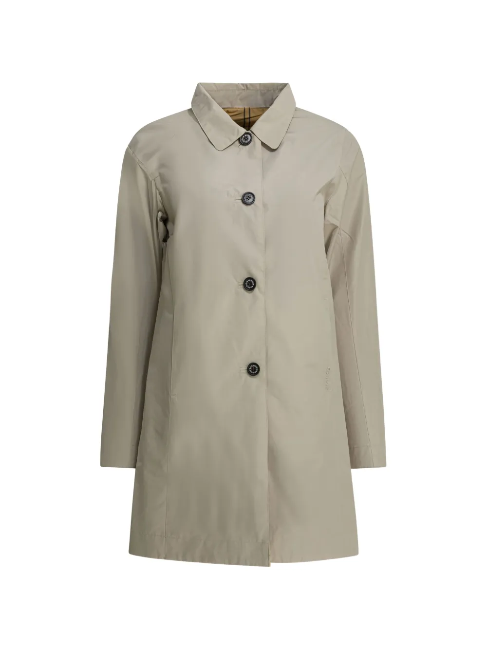 Barbour reversible Tartan coat - Grigio