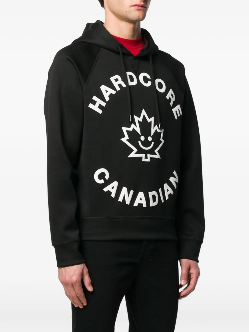 DSQUARED2 Hoodie met logoprint Zwart