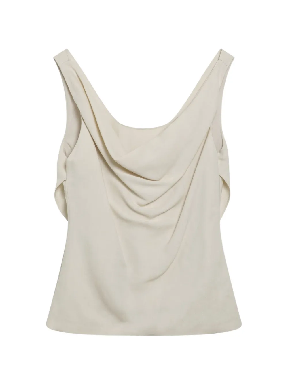 Brunello Cucinelli Blouse met diepe ronde hals Wit