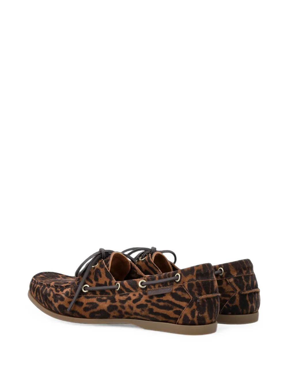 TOM FORD Robin animal-print suede loafers Bruin
