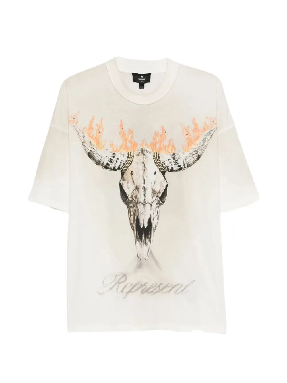 Represent British Cowboys skull-print T-shirt
