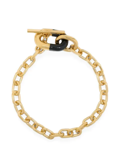 Rabanne link-chain toggle-fastening bracelet