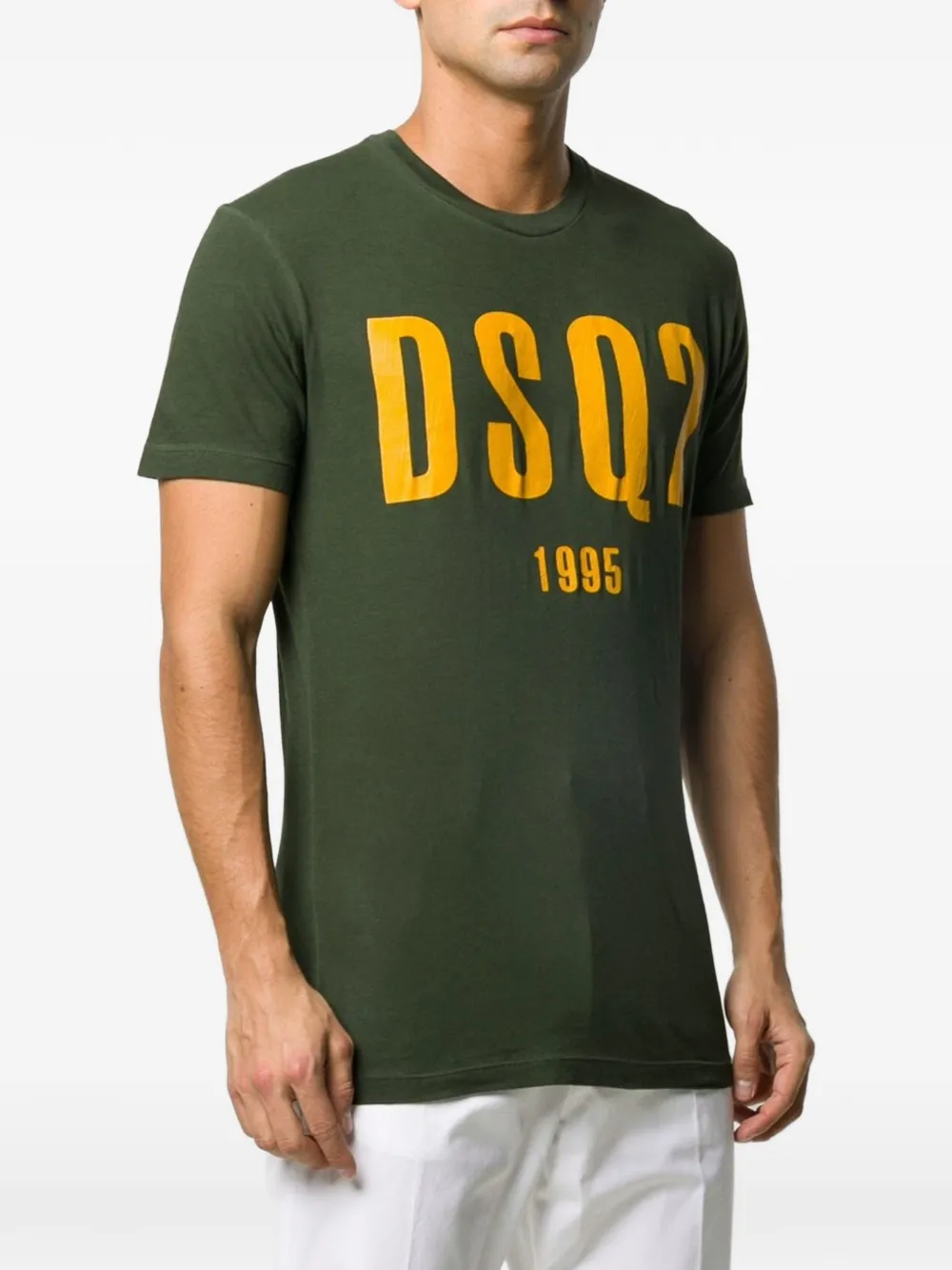 DSQUARED2 T-shirt met logoprint Groen