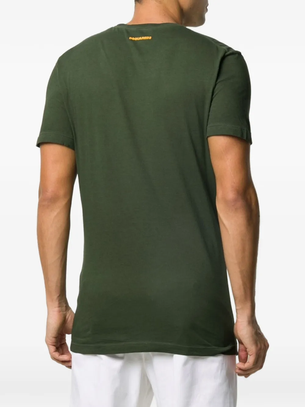 DSQUARED2 T-shirt met logoprint Groen