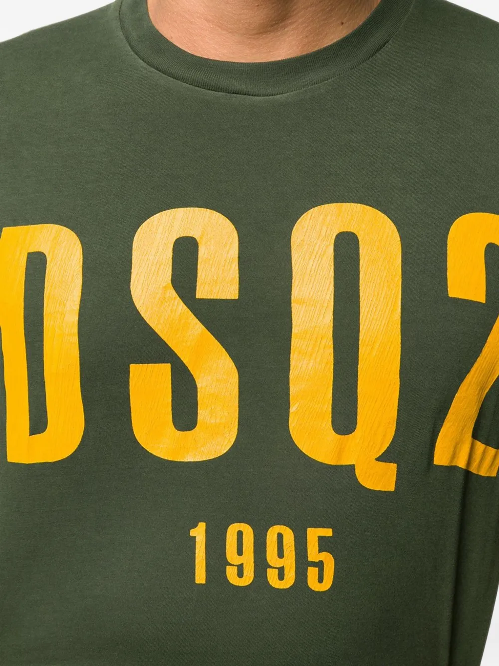 DSQUARED2 T-shirt met logoprint Groen
