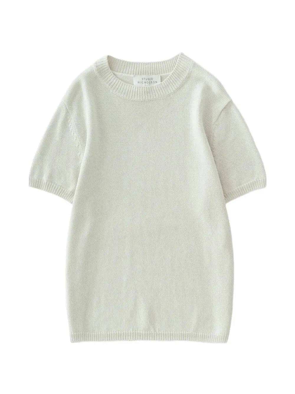 Studio Nicholson ribbed-knit short-sleeve sweater