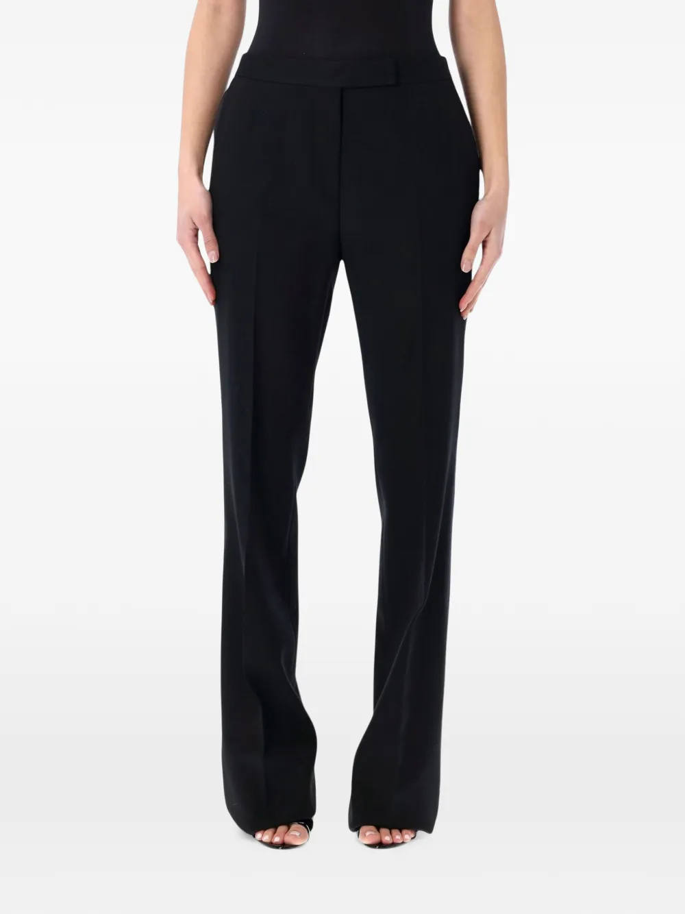 Tom Ford Satin-trim Tuxedo Trousers In Black