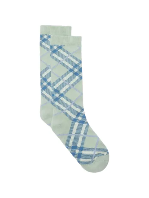 Burberry check-pattern socks