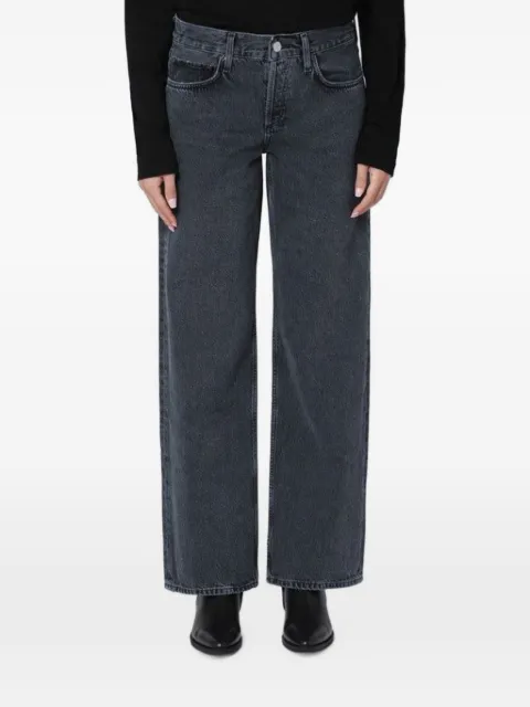 AGOLDE faded-effect jeans