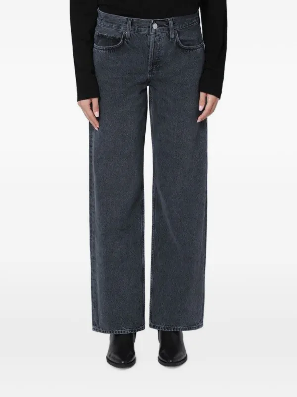 Agolde Faded-effect Jeans in Black