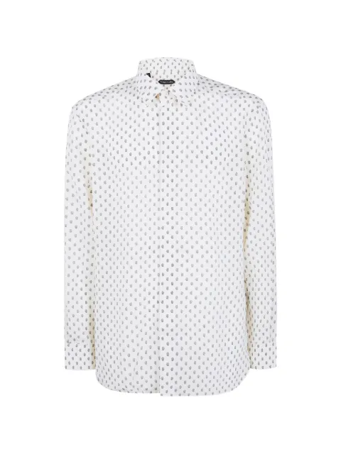 TOM FORD paisley-print button-down shirt