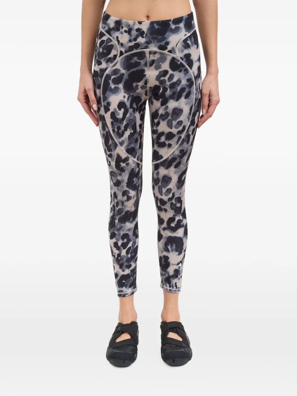 adidas by Stella McCartney leopard-print training leggings