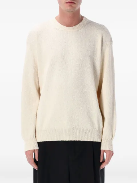 Roberto Collina irregular-texture crew-neck sweater