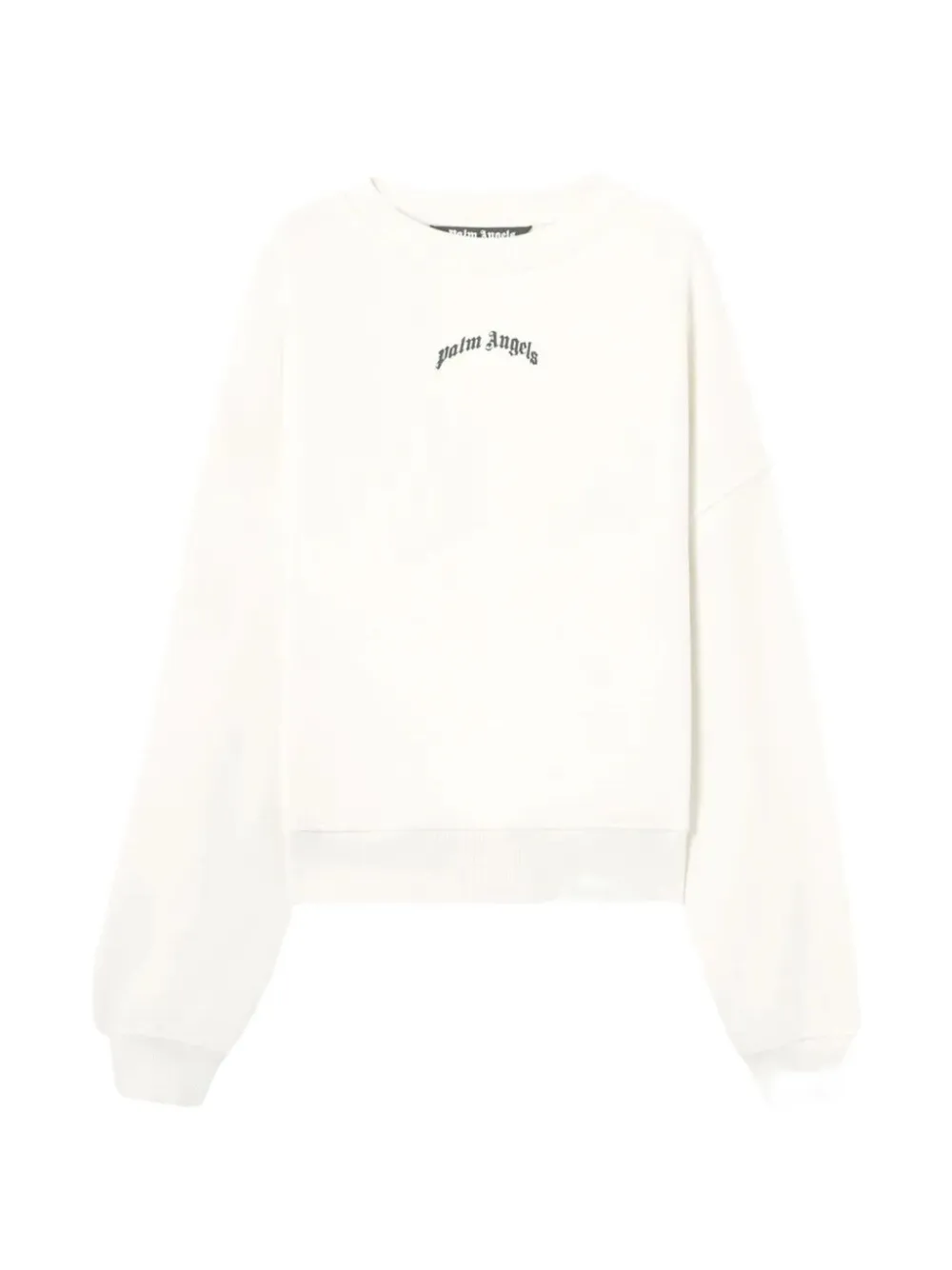 Palm Angels logo-print sweatshirt - Bianco