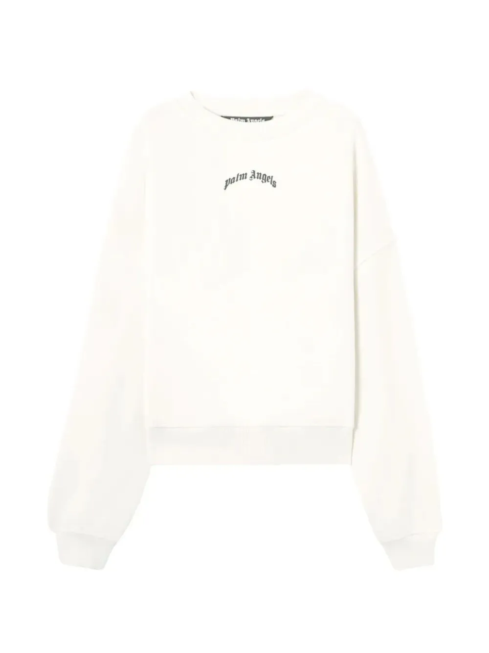 Palm Angels logo-print sweatshirt - Bianco