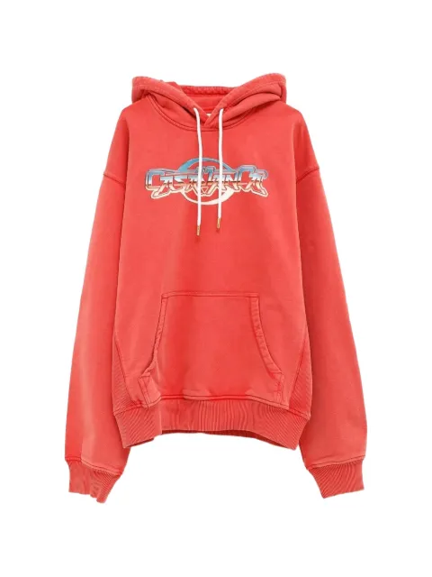 Casablanca logo-print organic cotton hoodie