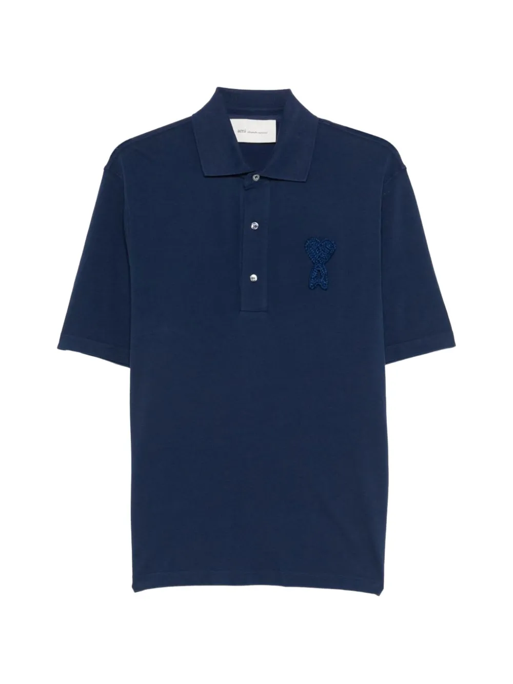 AMI Paris Ami de Coeur polo shirt - Blu