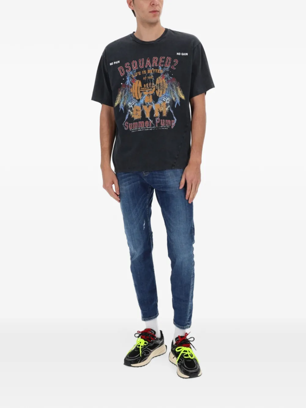 DSQUARED2 belt-loops jeans Blauw