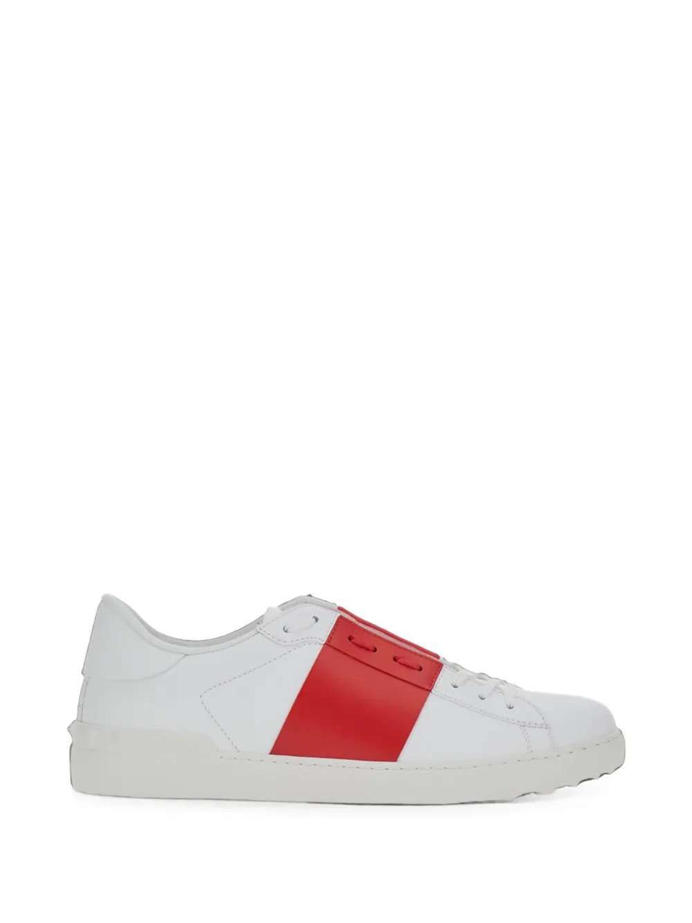 Valentino Garavani Open Sneakers aus Kalbsleder - Weiß
