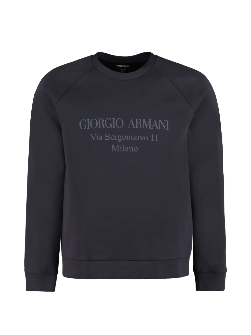 Giorgio Armani logo-print raglan-sleeve sweatshirt