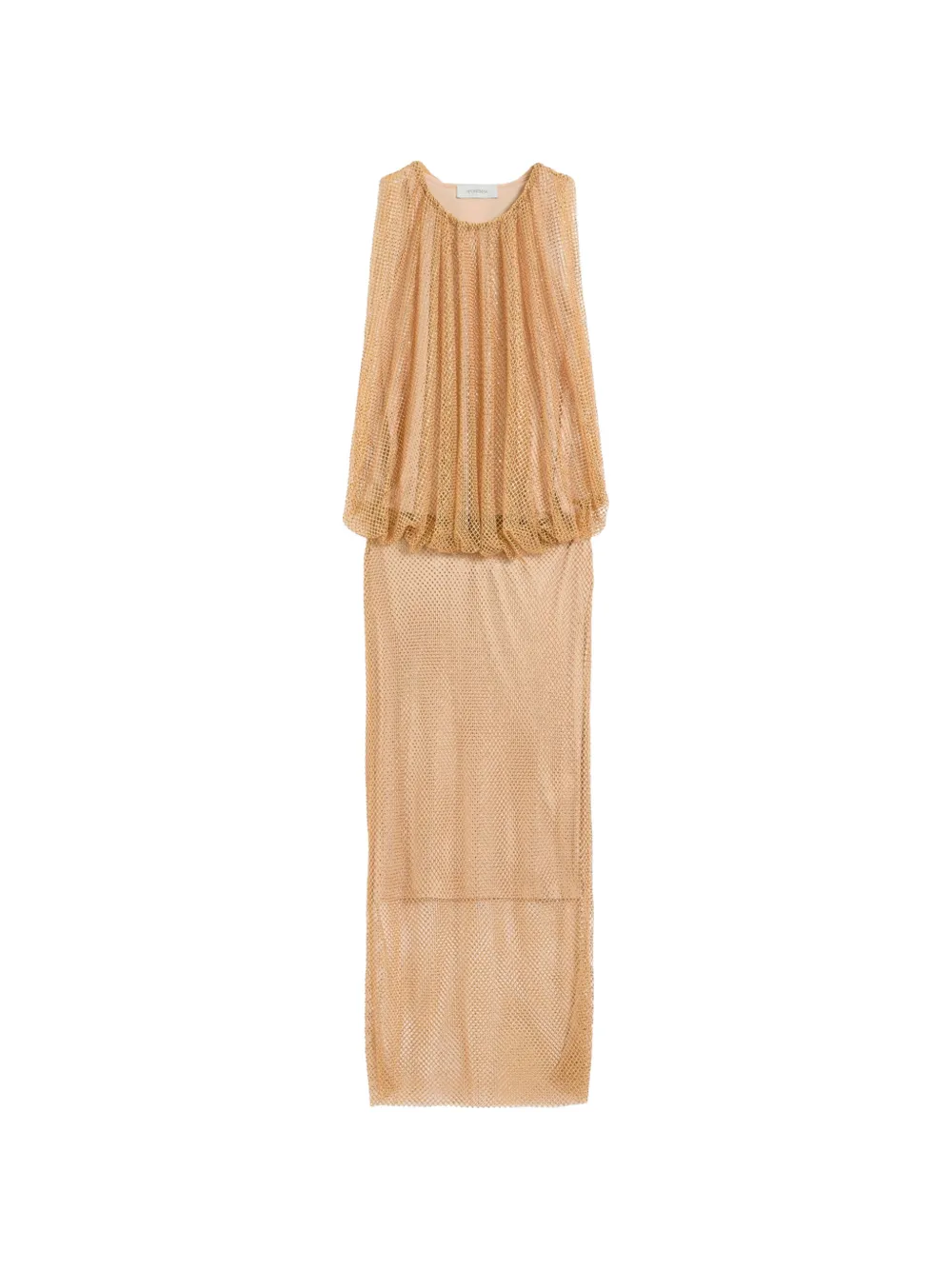 Sportmax Pappa crystal-embellished mesh maxi dress