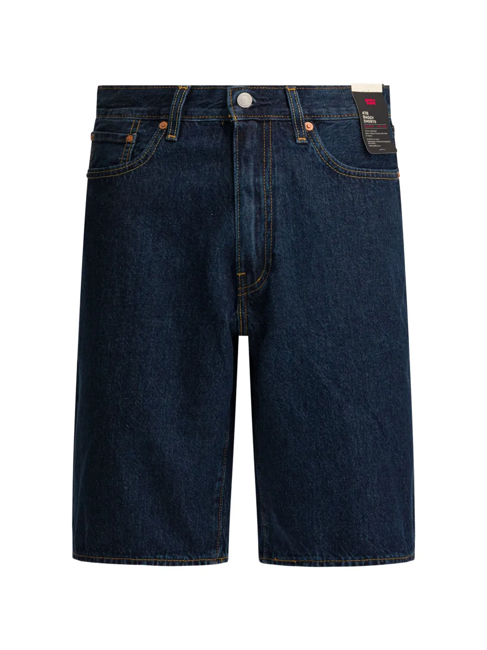 Levi's 478 Baggy logo-patch denim shorts