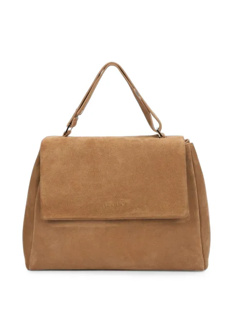 Orciani Sveva suede shoulder bag