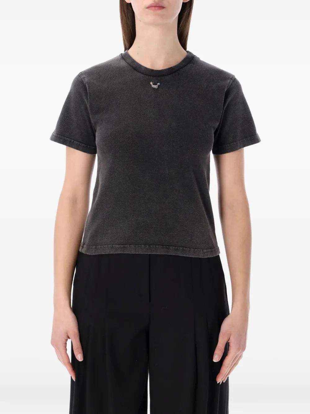 Ottolinger pierced fitted T-shirt