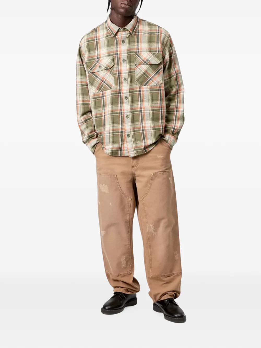 Carhartt WIP Brandon Double Knee broek Bruin