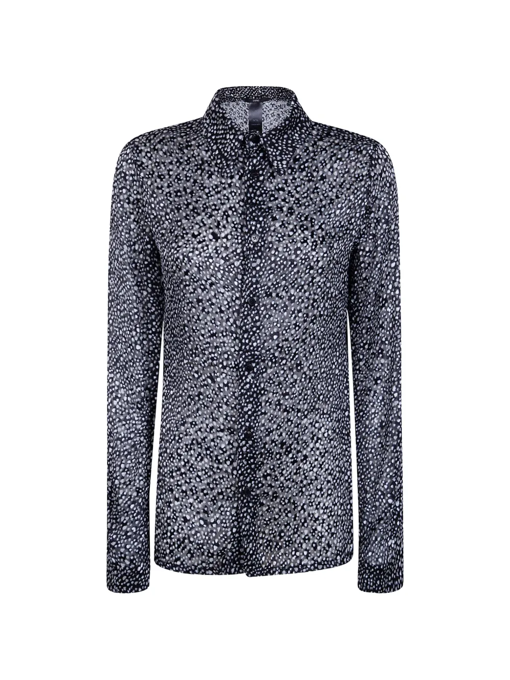 SAPIO devoré-effect shirt