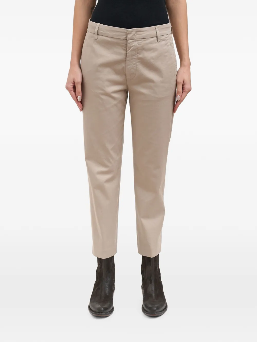 DONDUP Nima zip-fastening tapered trousers