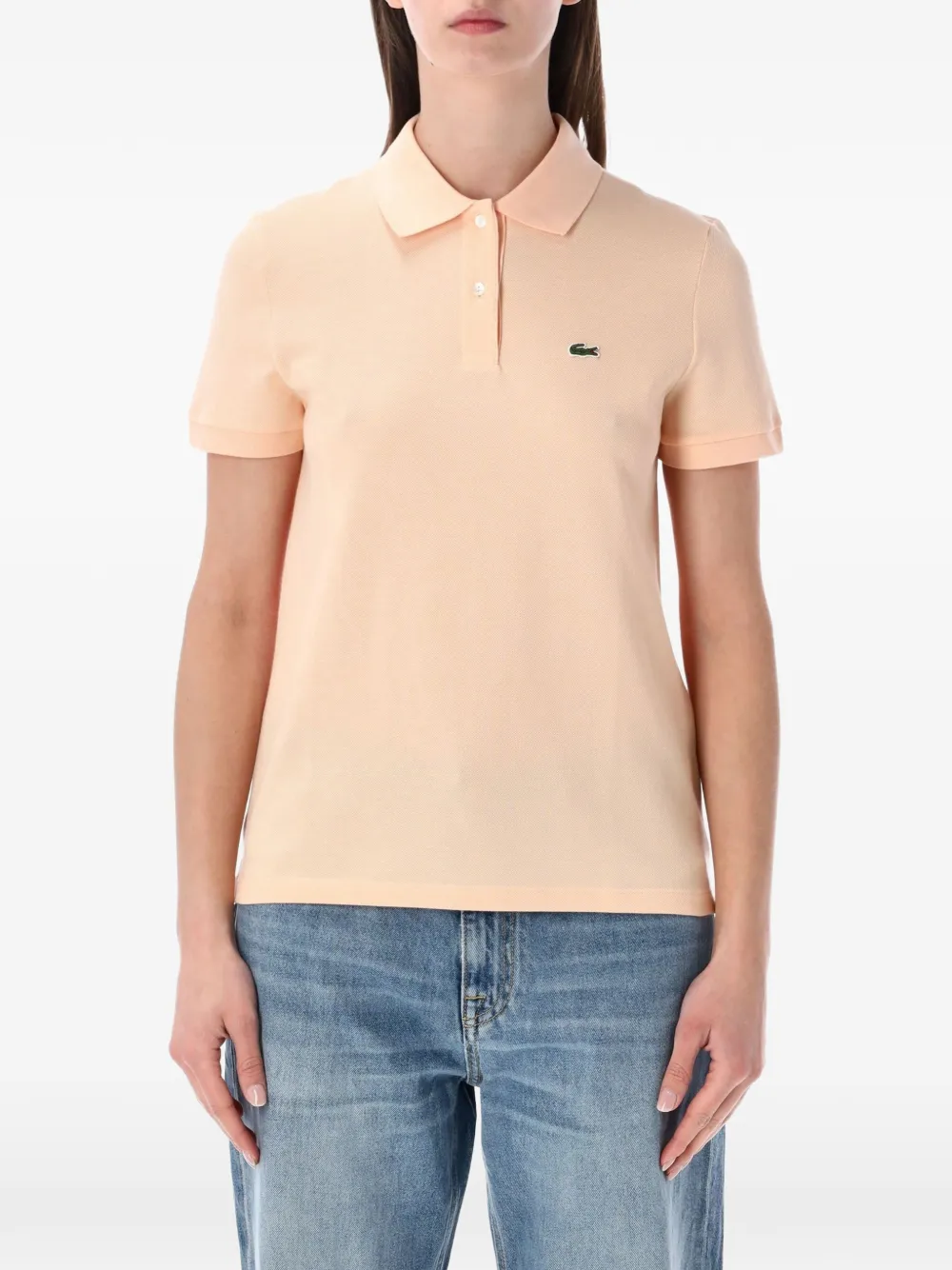 Lacoste petit pique-knit polo shirt - Arancione