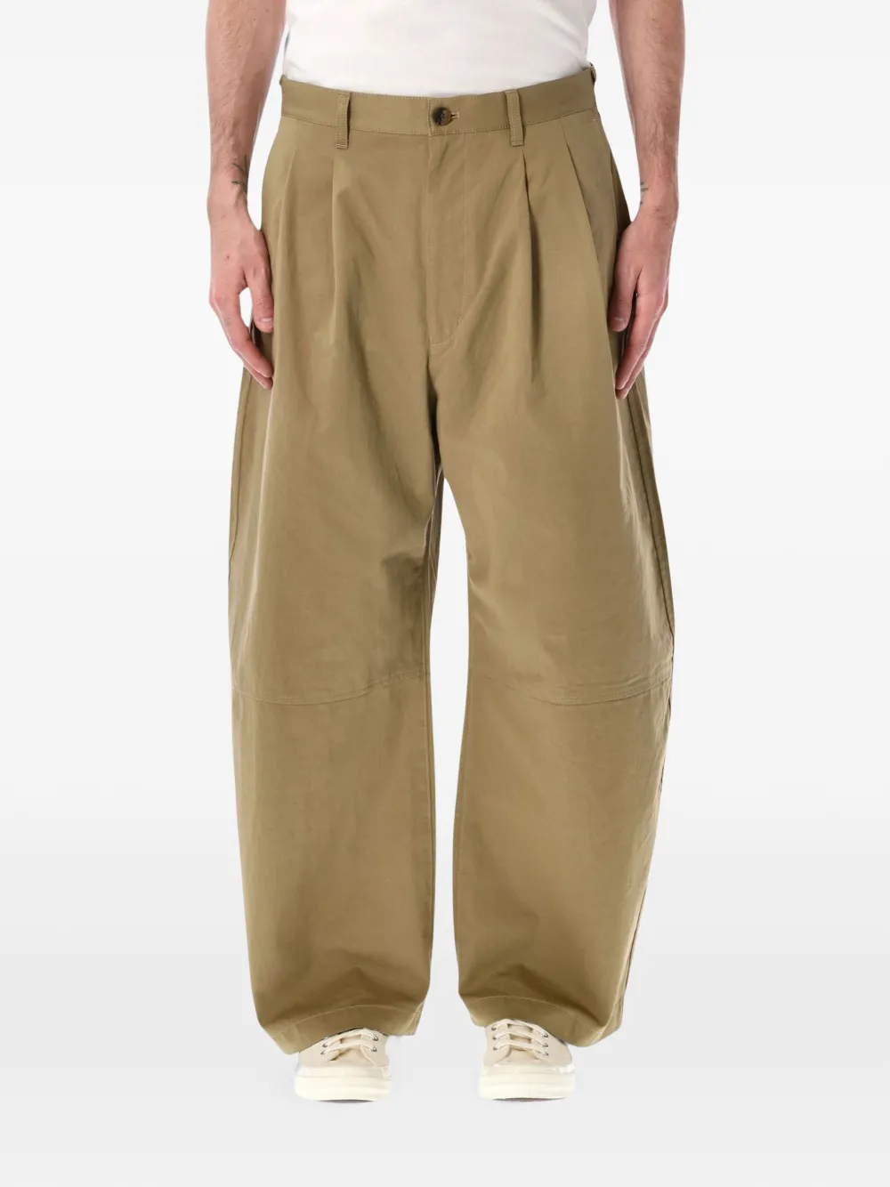 Comme des Garçons Homme Plus pleated panelled trousers